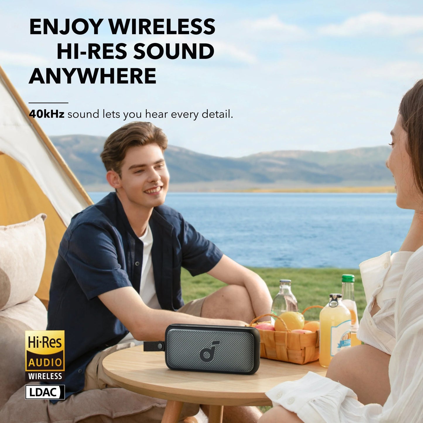 Portable Bluetooth Speaker Anker SoundCore Motion 300, 30W, TWS, Waterproof, Black A3135011 