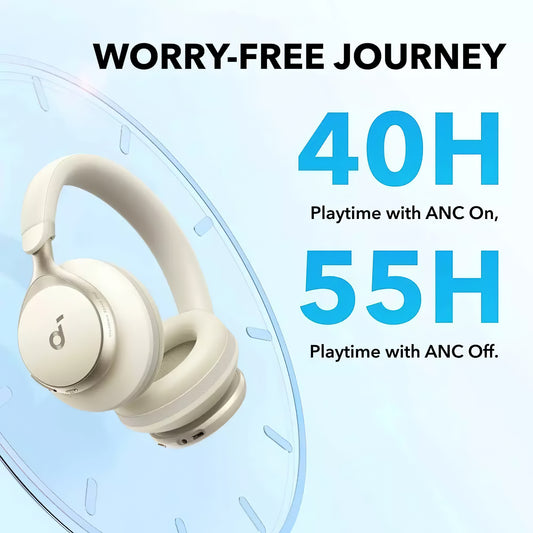 Bluetooth Handsfree Bluetooth Anker SoundCore Space On, Multipoint, A2DP, ANC, White A3035G21 