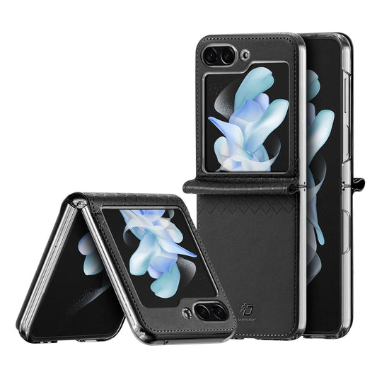 Pouch for Samsung Galaxy Z Flip5 F731, DUX DUCIS, DUX DUCIS, Glossy, Black 