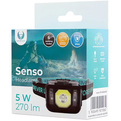 Forever Senso XP-E LED Headlamp, 270lm, 1200mAh 